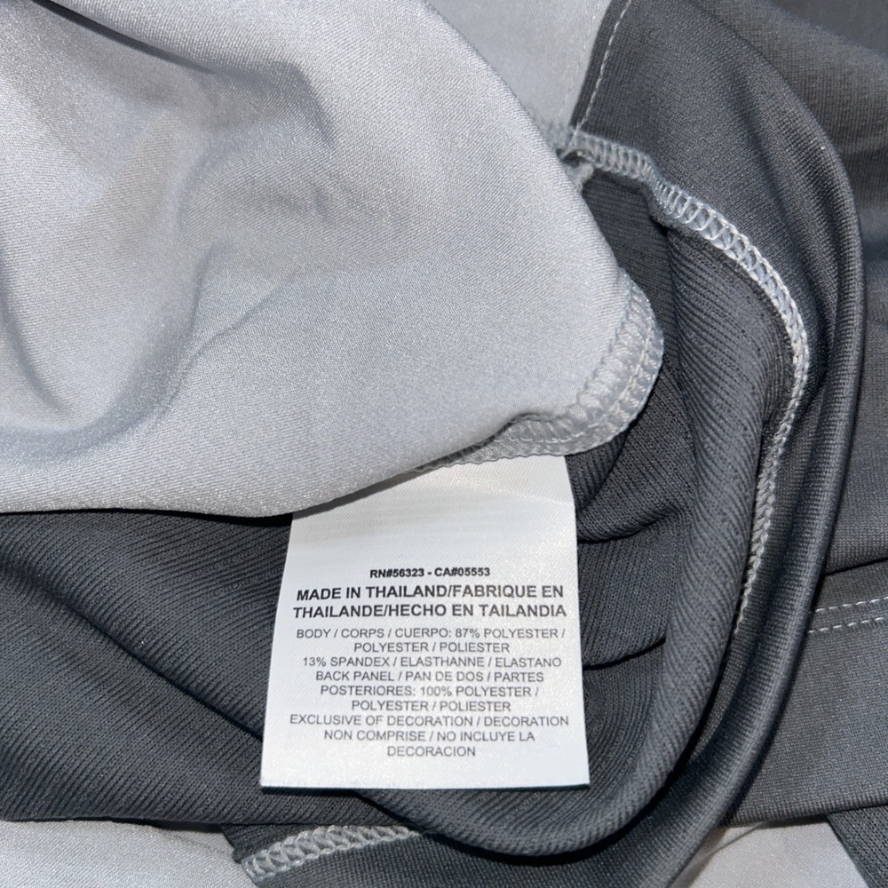 Nike Golf Tour Performance‎ Men's XL Kansas State Wildcats Polo 2 Tone Gray - Picture 8 of 8